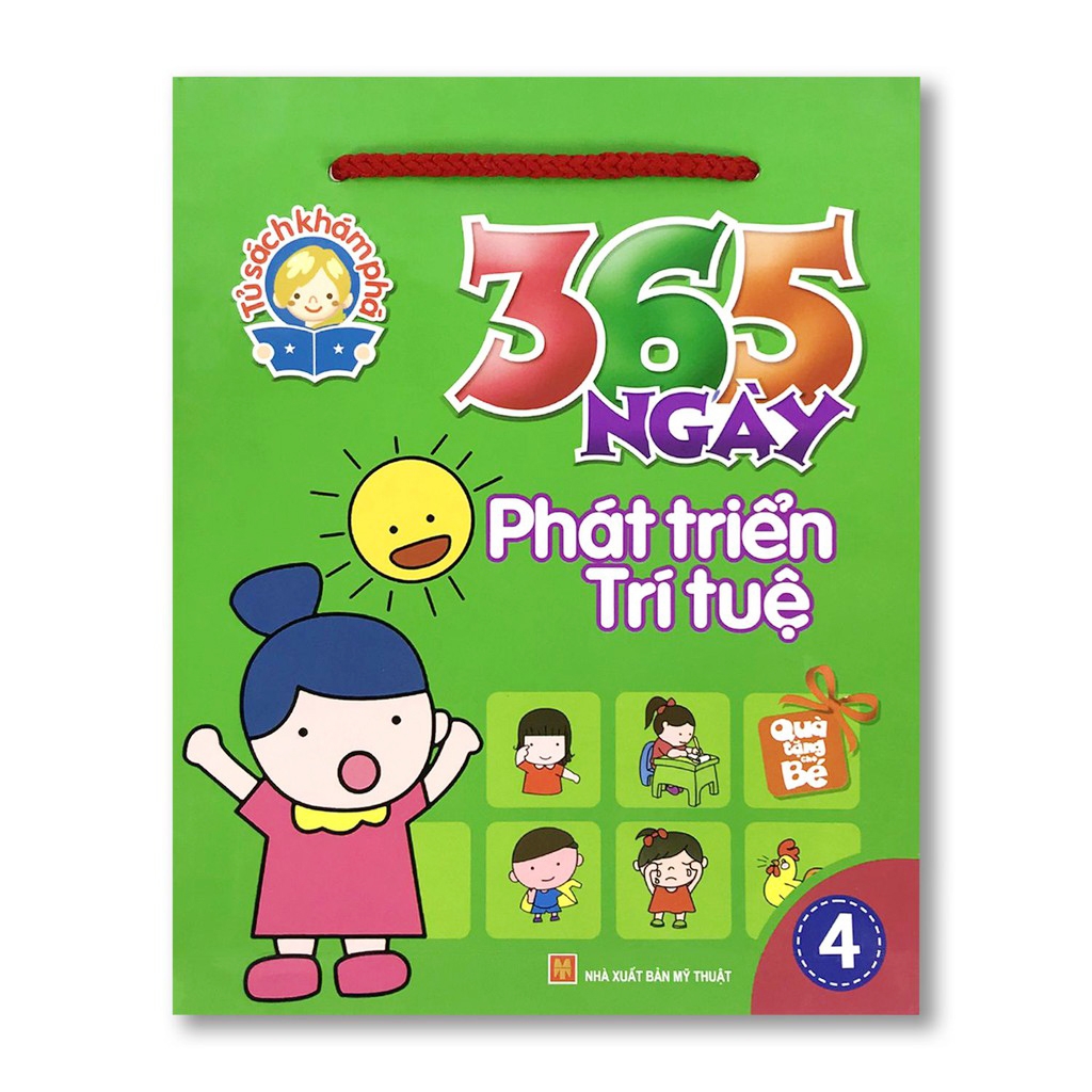 365 ngày phát triển trí tuệ - bộ 4 (8 cuốn/ túi)