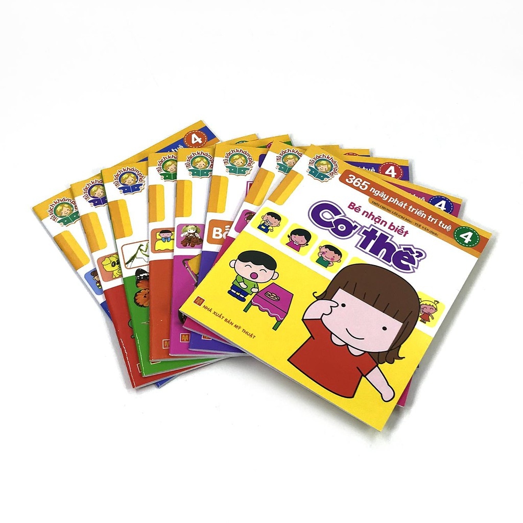 365 ngày phát triển trí tuệ - bộ 4 (8 cuốn/ túi)