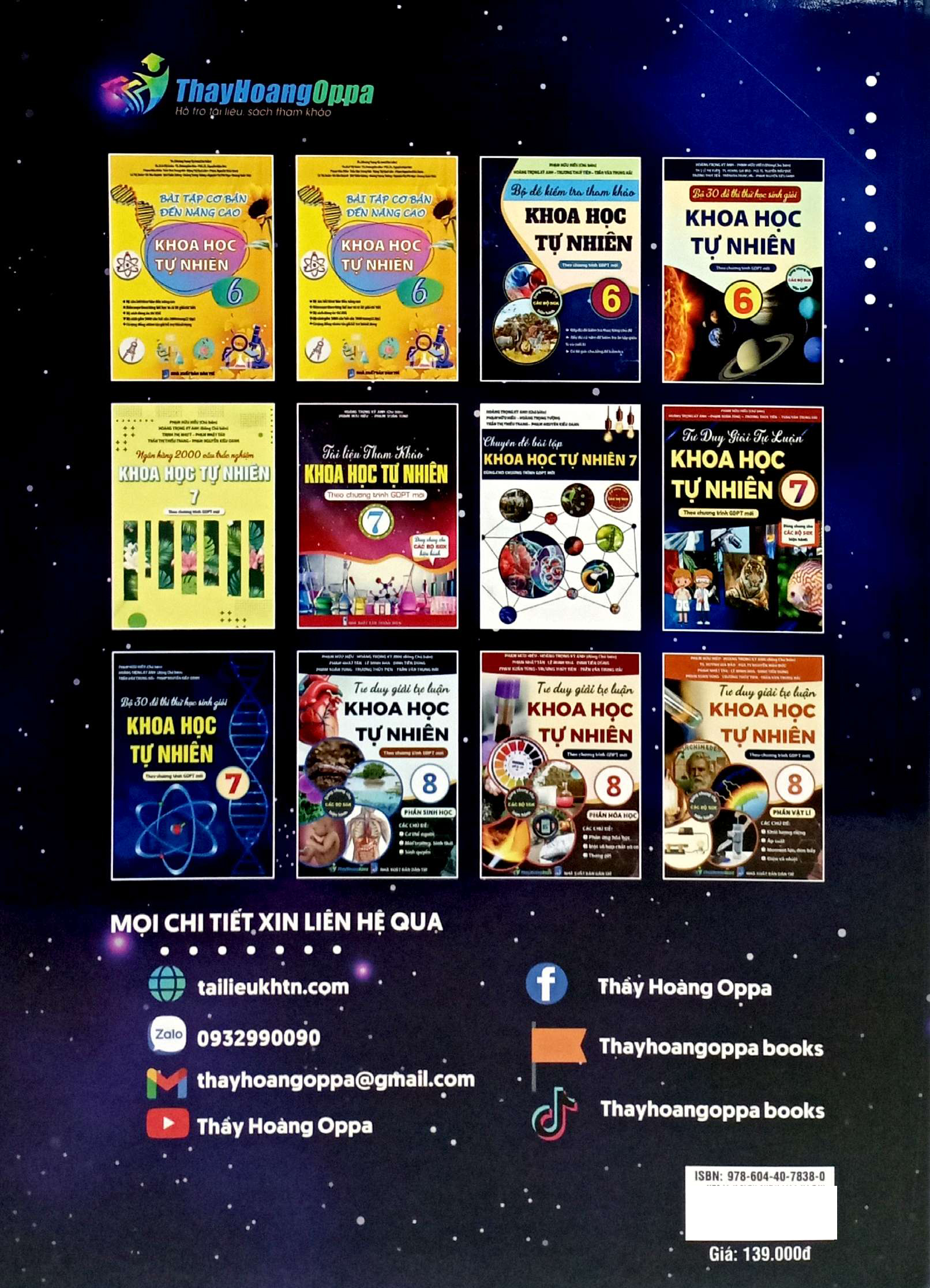 37 đề thi học sinh giỏi khoa học tự nhiên lớp 7 (biên soạn theo cấu trúc mới - dùng chung cho các bộ sgk hiện hành)