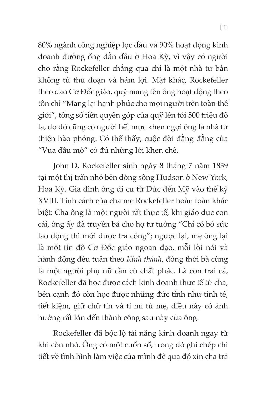 38 lá thư rockefeller gửi cho con trai