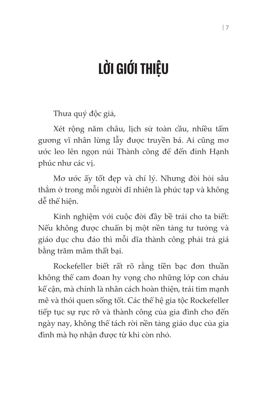 38 La Thu Rockefeller Gui Cho Con Trai (Tai Ban 2025)