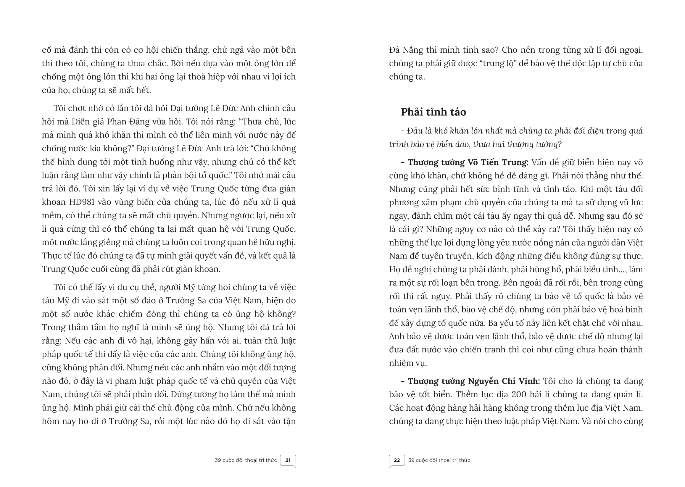 39 cuộc đối thoại tri thức - tri thức là để đối thoại, không phải để áp đặt