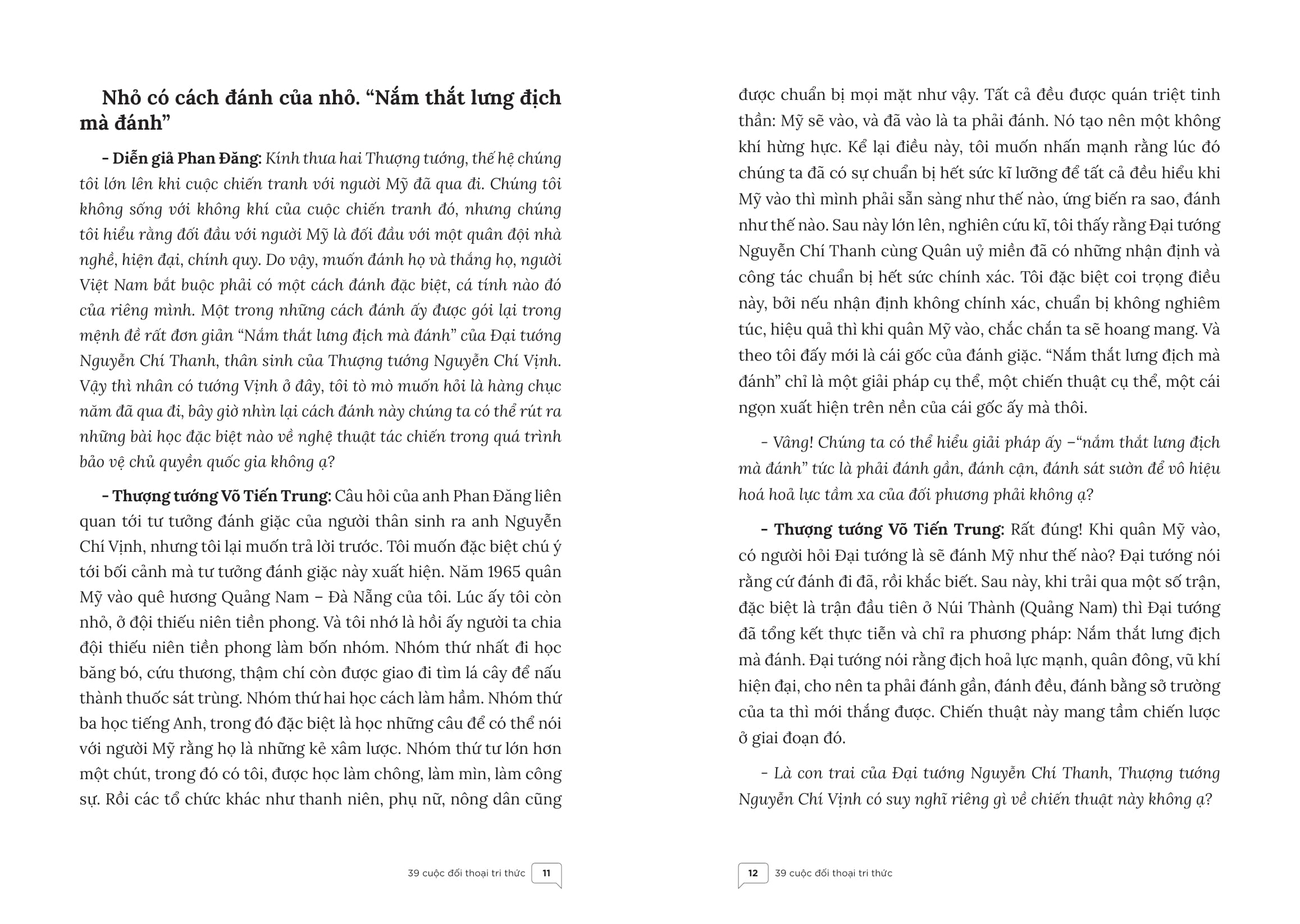 39 cuộc đối thoại tri thức - tri thức là để đối thoại, không phải để áp đặt