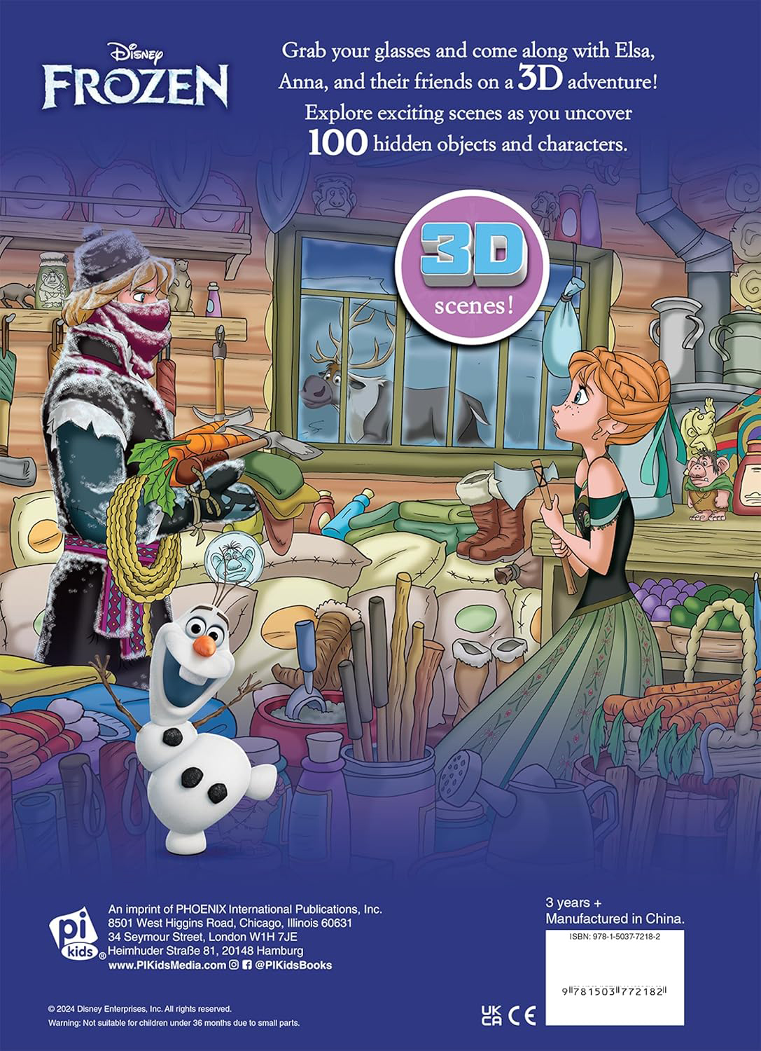 3D Look And Find - Disney Frozen