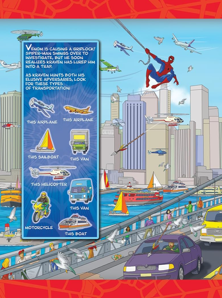 3D Look And Find - Spiderman