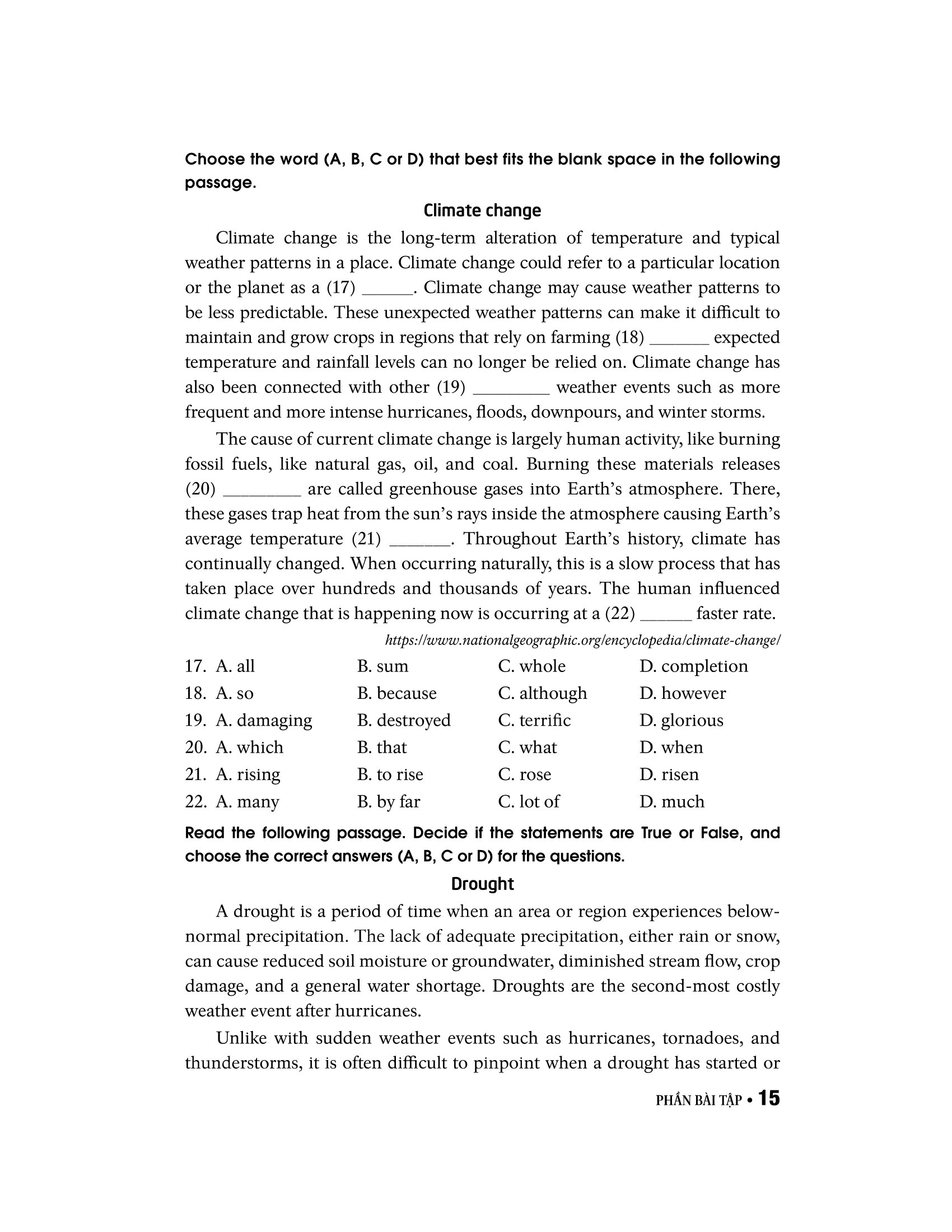 40 đề tiếng anh thi vào lớp 10
