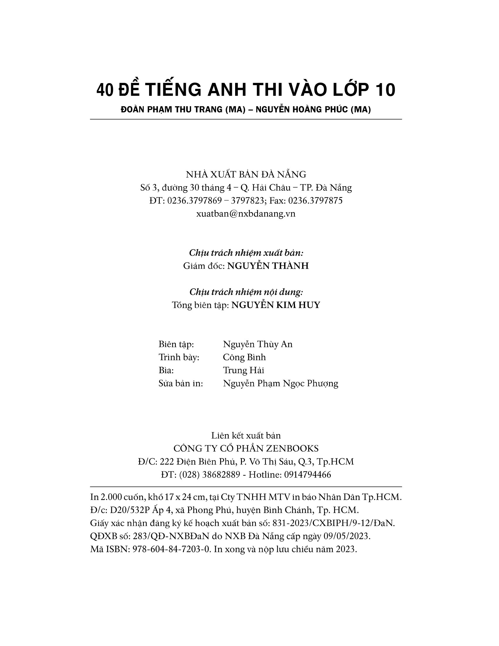 40 đề tiếng anh thi vào lớp 10