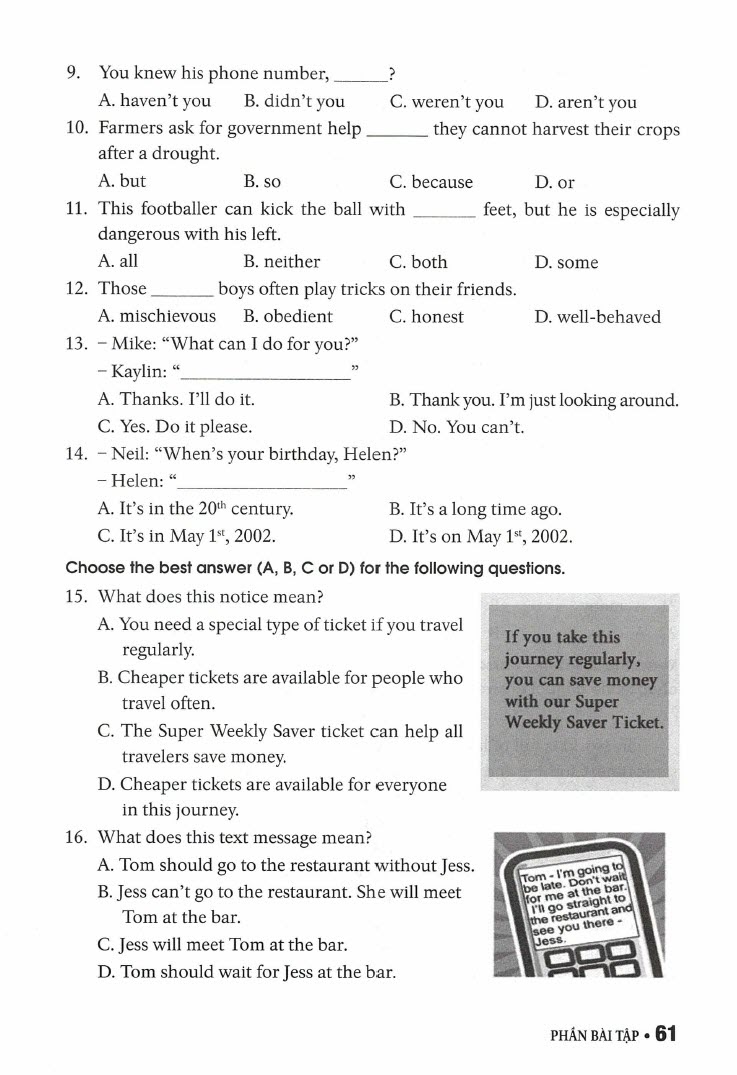 40 đề tiếng anh thi vào lớp 10