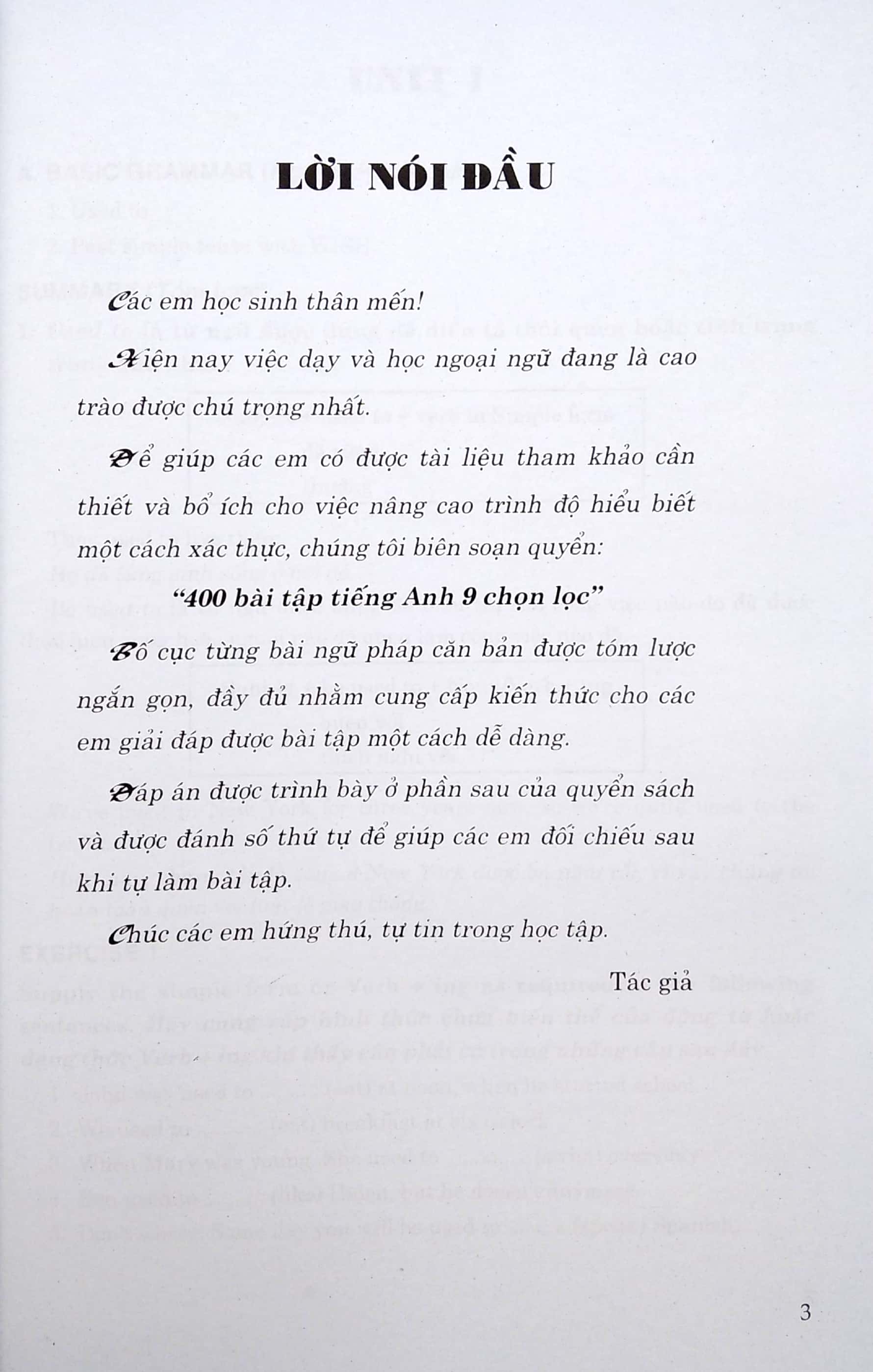 400 bài tập chọn lọc tiếng anh 9