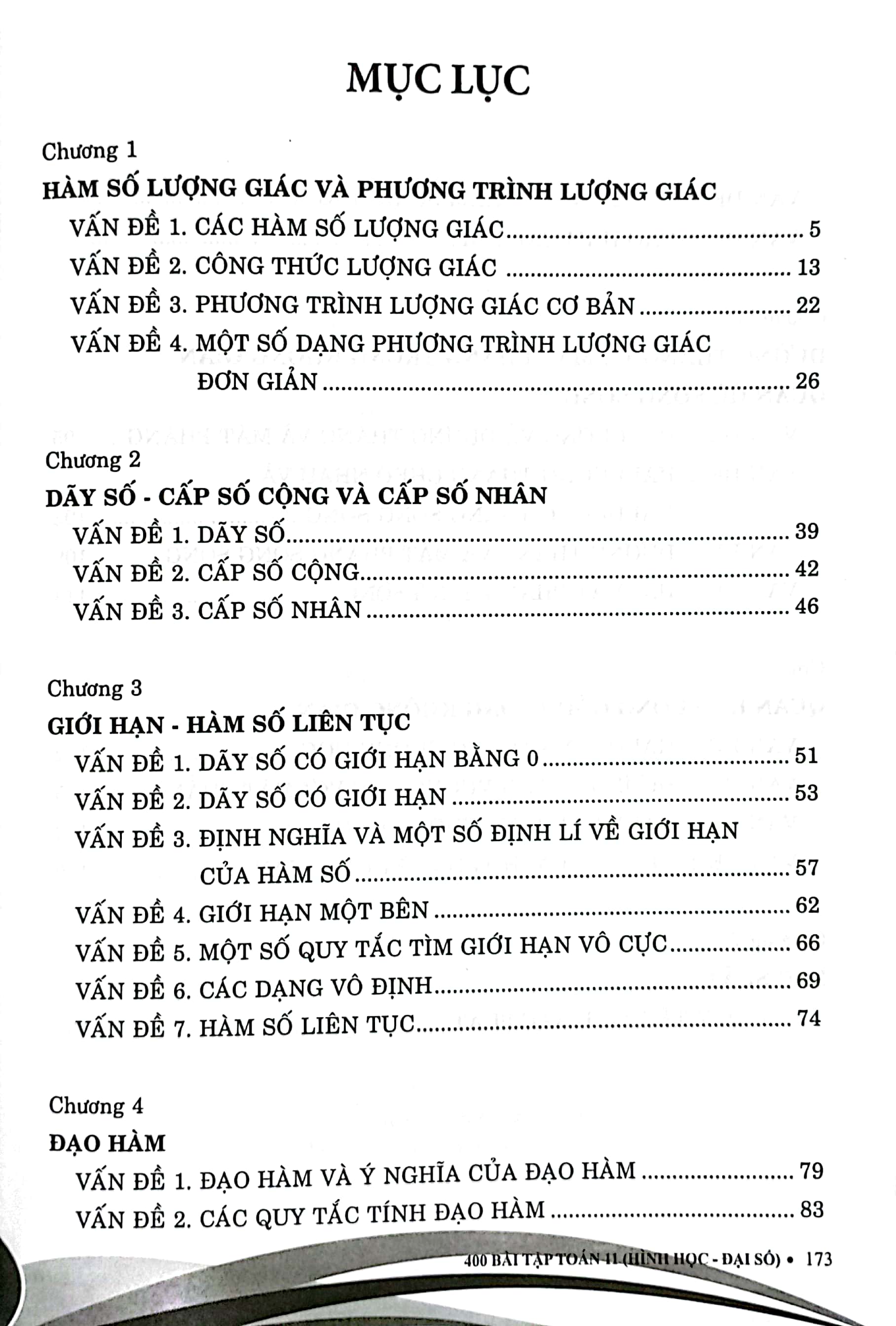 400 bài tập toán 11 - hình học-đại số (dùng chung cho các bộ sgk hiện hành)