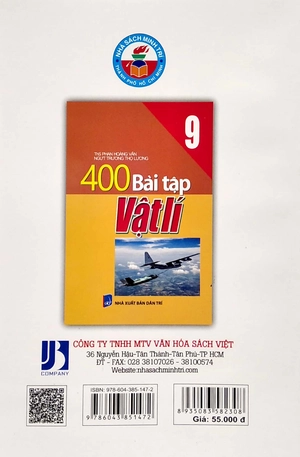 400 bài tập vật lí 9 (tái bản 2022)