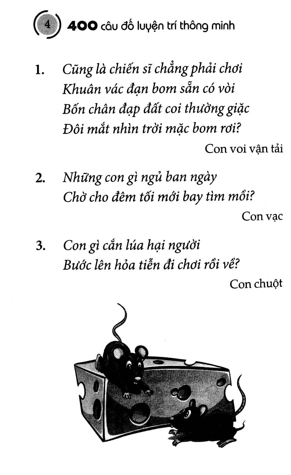 400 câu đố luyện trí thông minh (tái bản 2023)