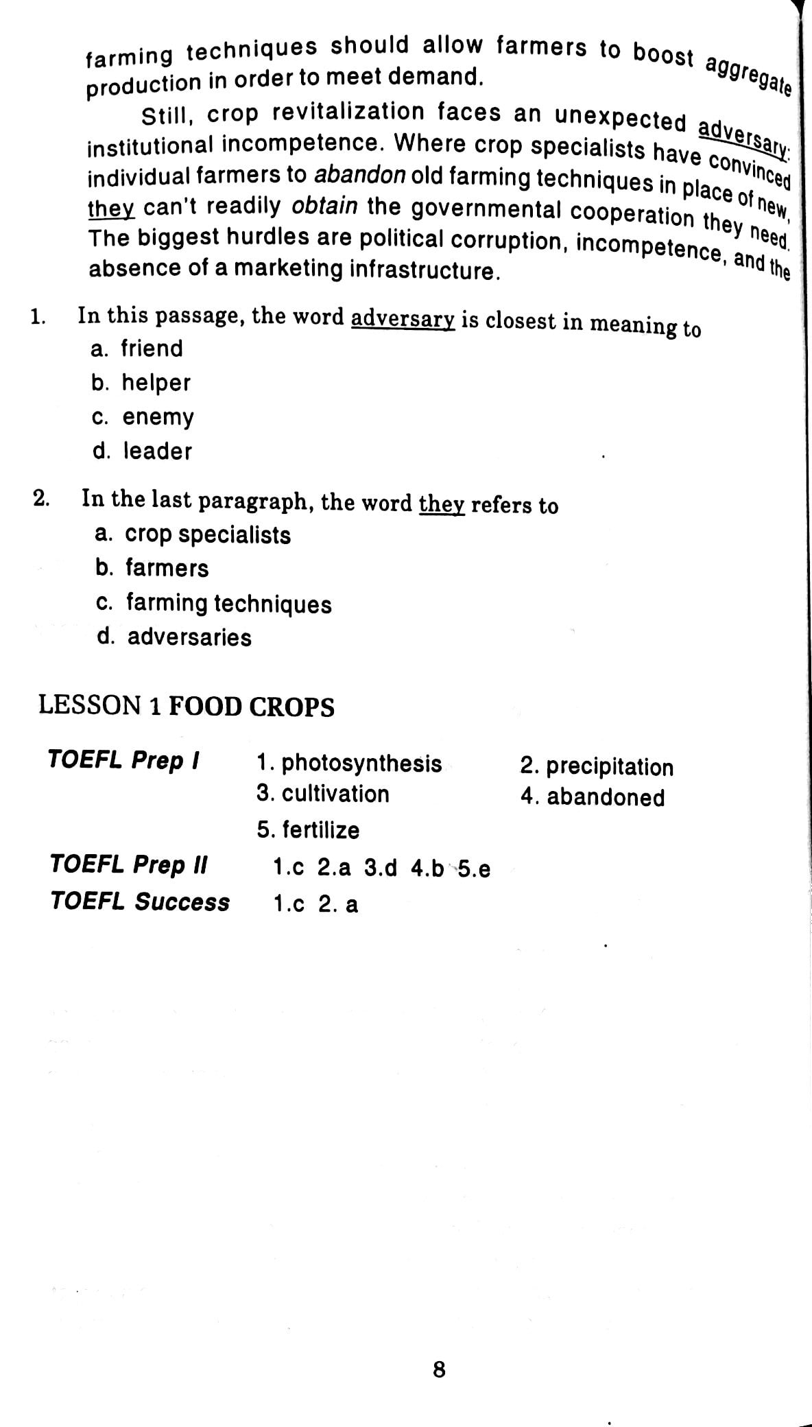 400 từ vựng thiết yếu cho người thi toefl