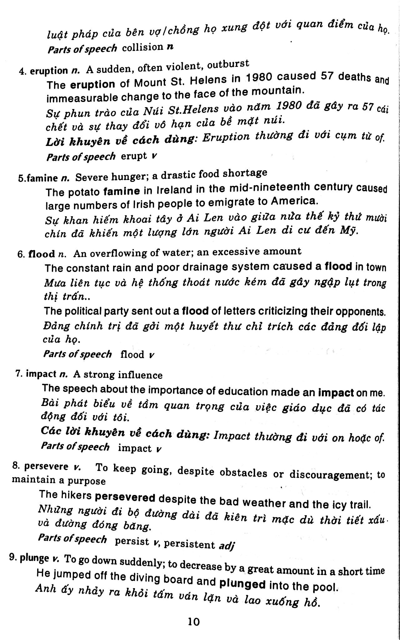 400 từ vựng thiết yếu cho người thi toefl