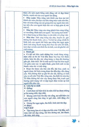 45 đề thi tham khảo môn ngữ văn chuẩn bị cho kì thi thpt