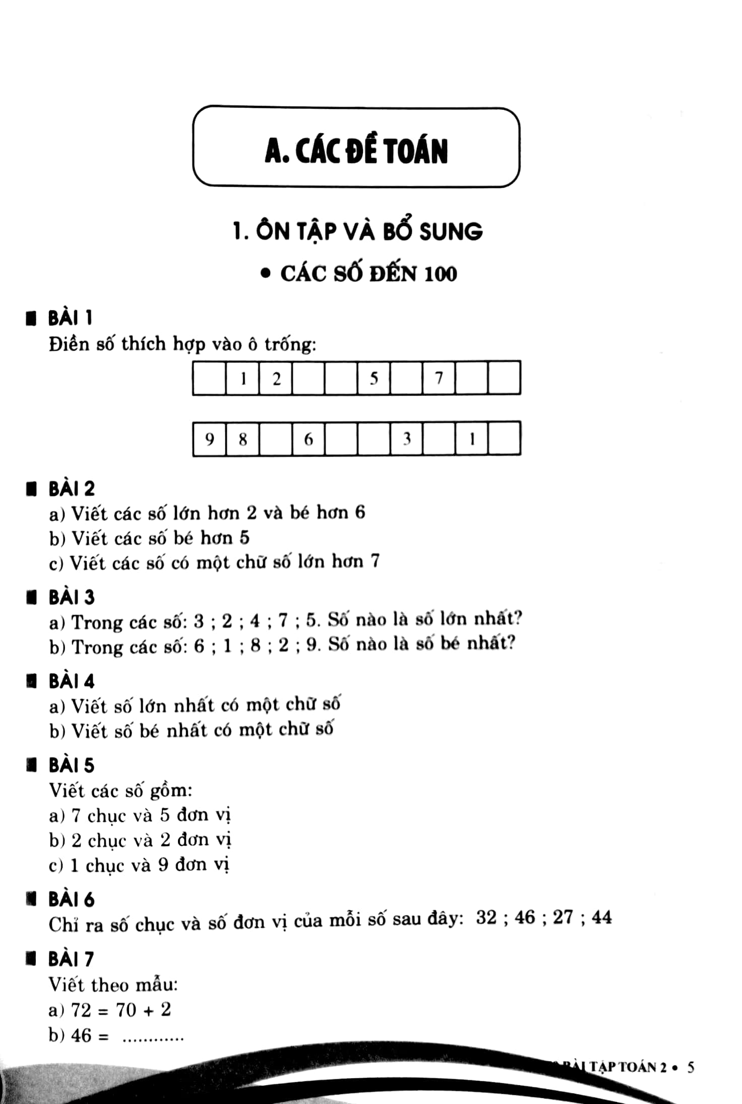 450 bài tập toán 2 - bồi dưỡng học sinh khá, giỏi (theo chương trình giáo dục phổ thông mới)