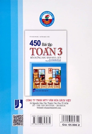450 bài tập toán 3 - bồi dưỡng học sinh khá, giỏi (theo chương trình giáo dục phổ thông mới)