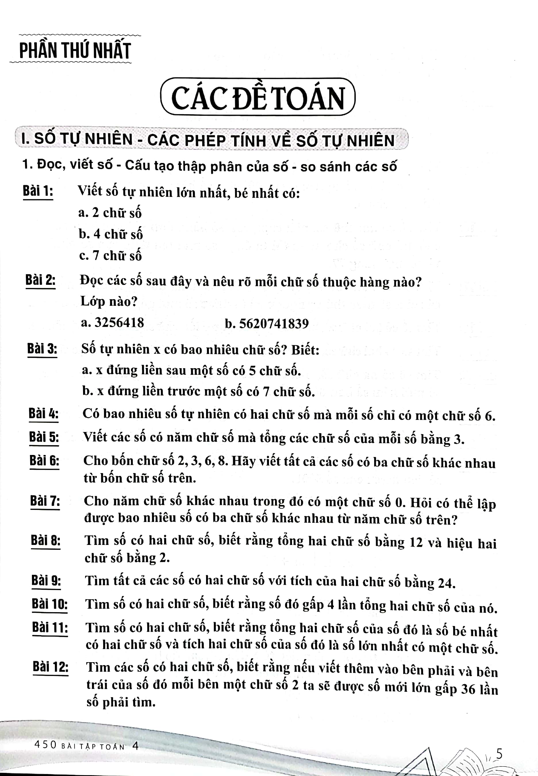 450 bài tập toán 4 - bồi dưỡng học sinh khá giỏi (theo chương trình giáo dục phổ thông mới)