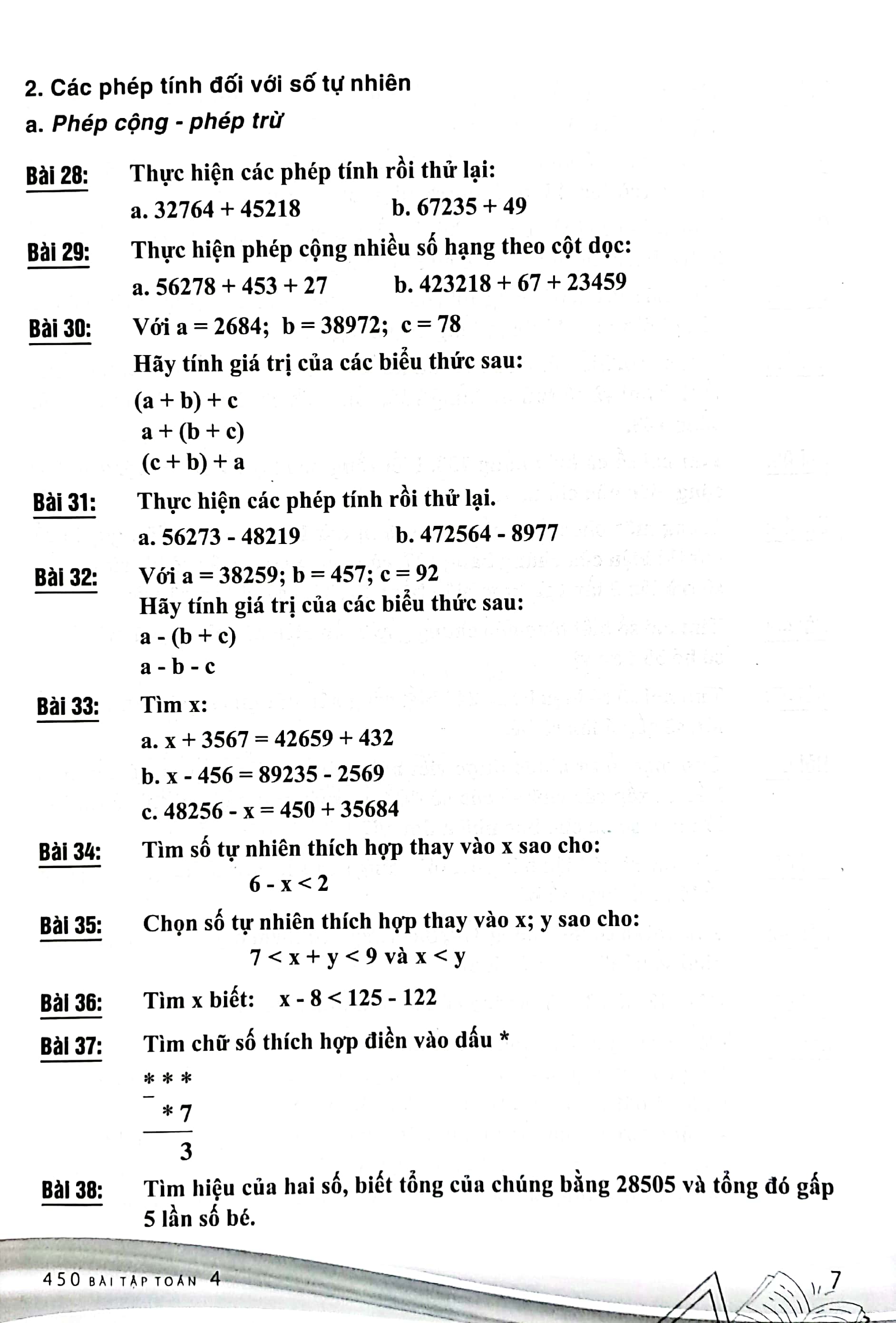 450 bài tập toán 4 - bồi dưỡng học sinh khá giỏi (theo chương trình giáo dục phổ thông mới)