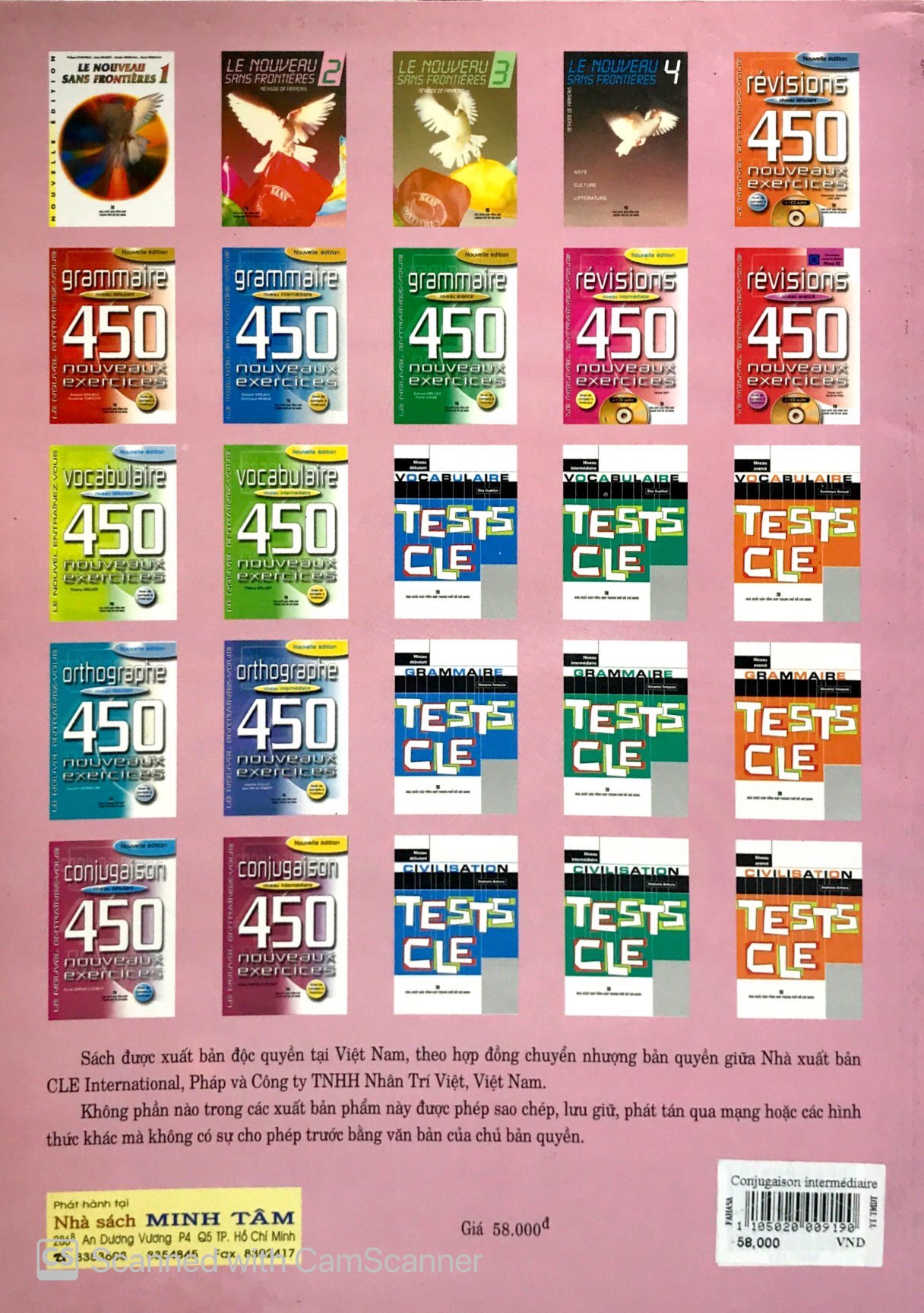 450 nouveaux exercices - conjugaison niveau intermediare