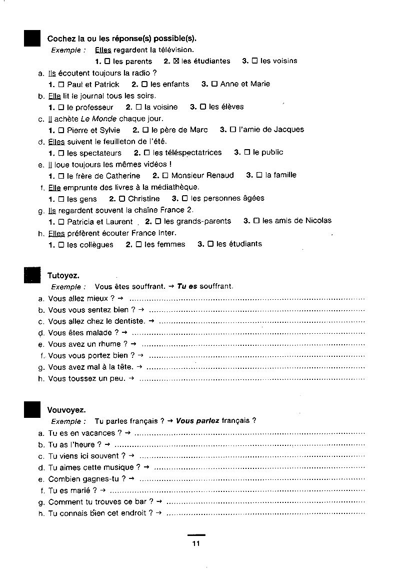 450 nouveaux exercices - grammaire (niveau débutant)