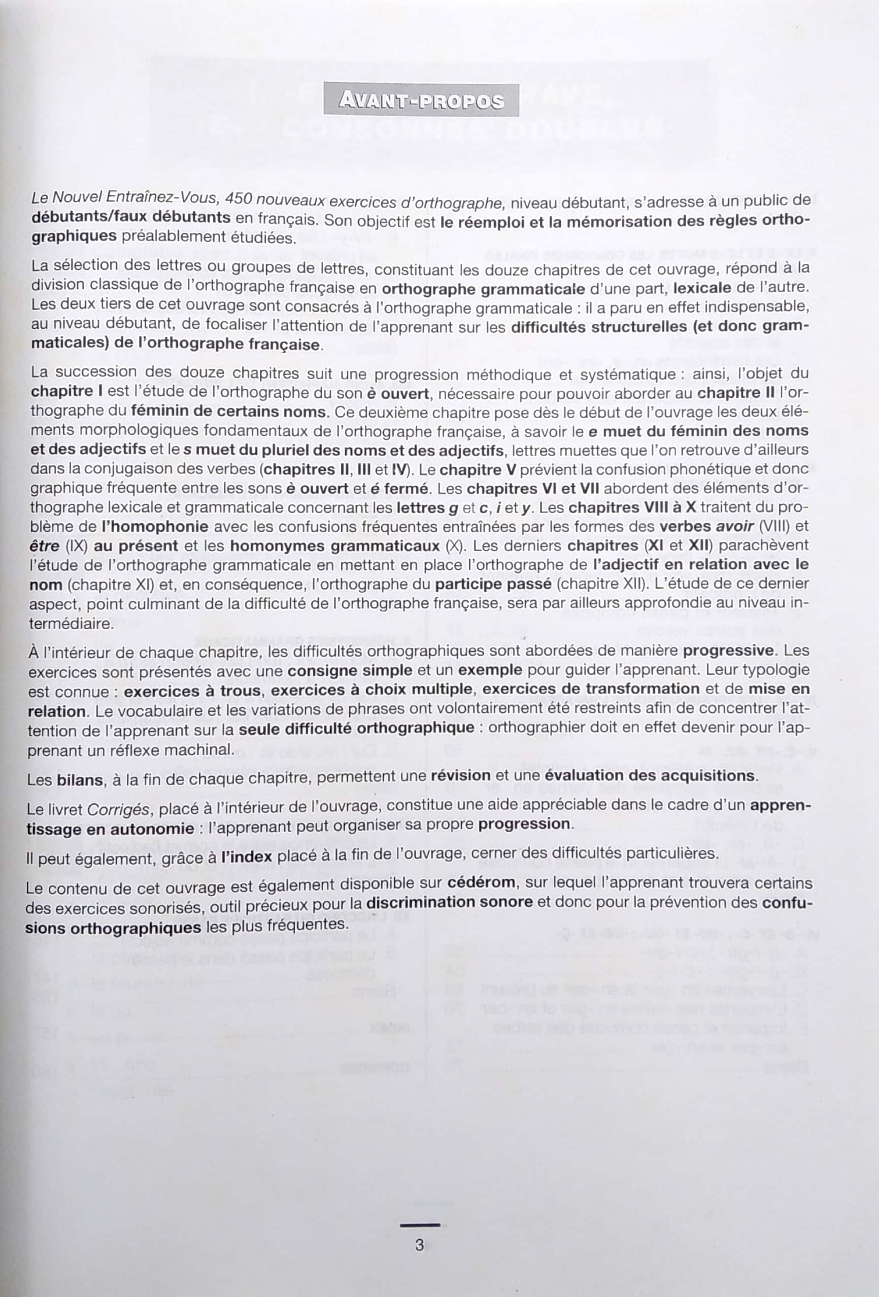 450 nouveaux exercices - orthographe (niveau débutant)