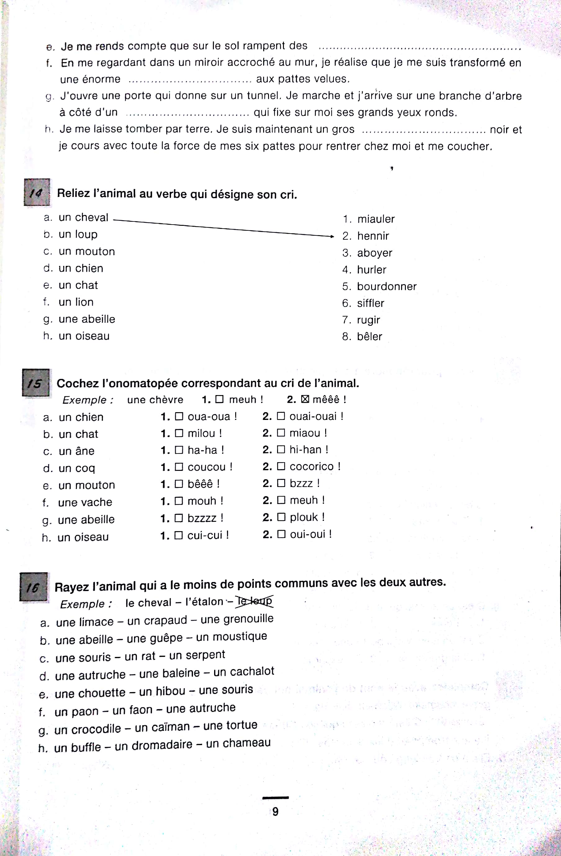 450 nouveaux exercices - vocabulaire niveau intermediare