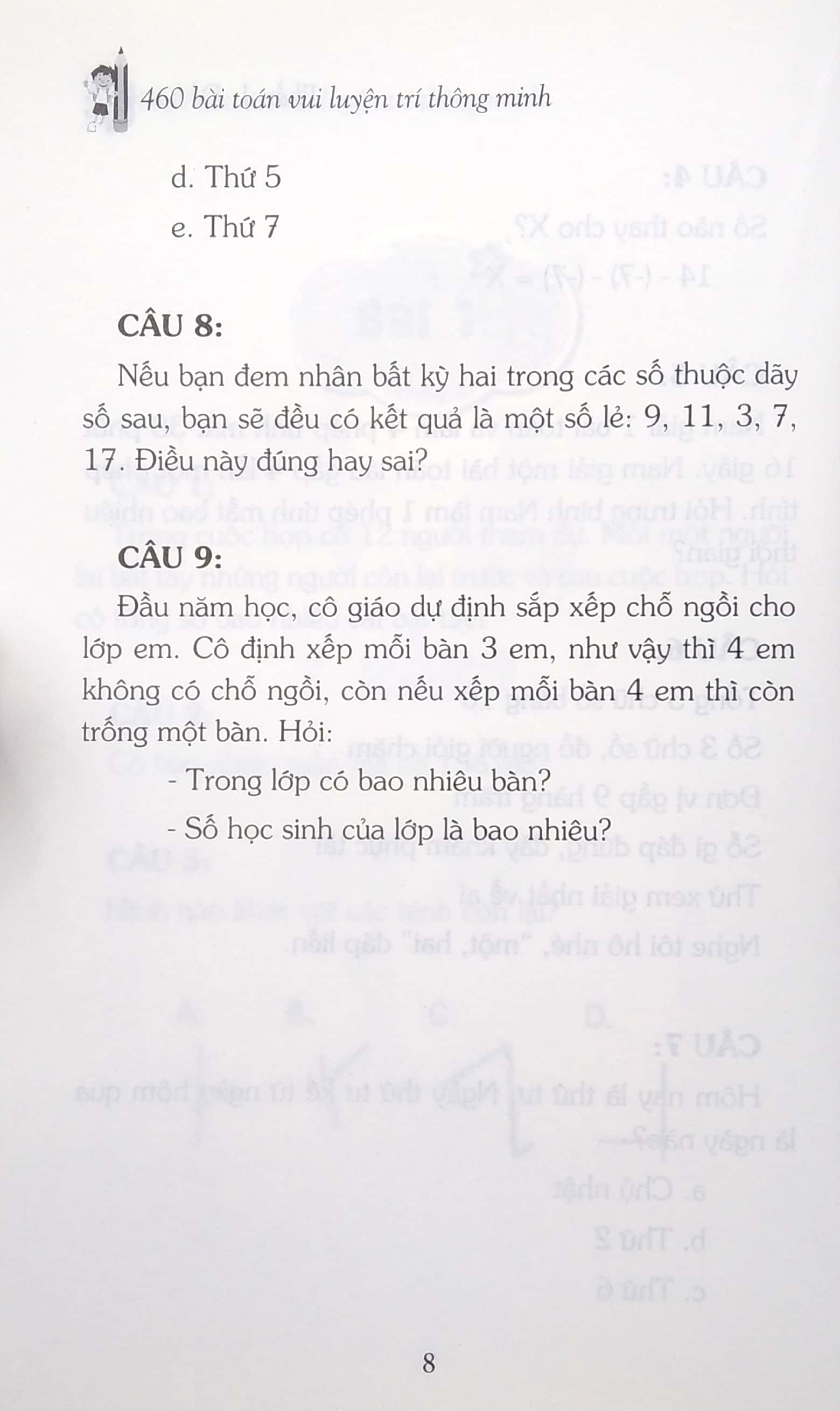460 bài toán vui luyện trí thông minh