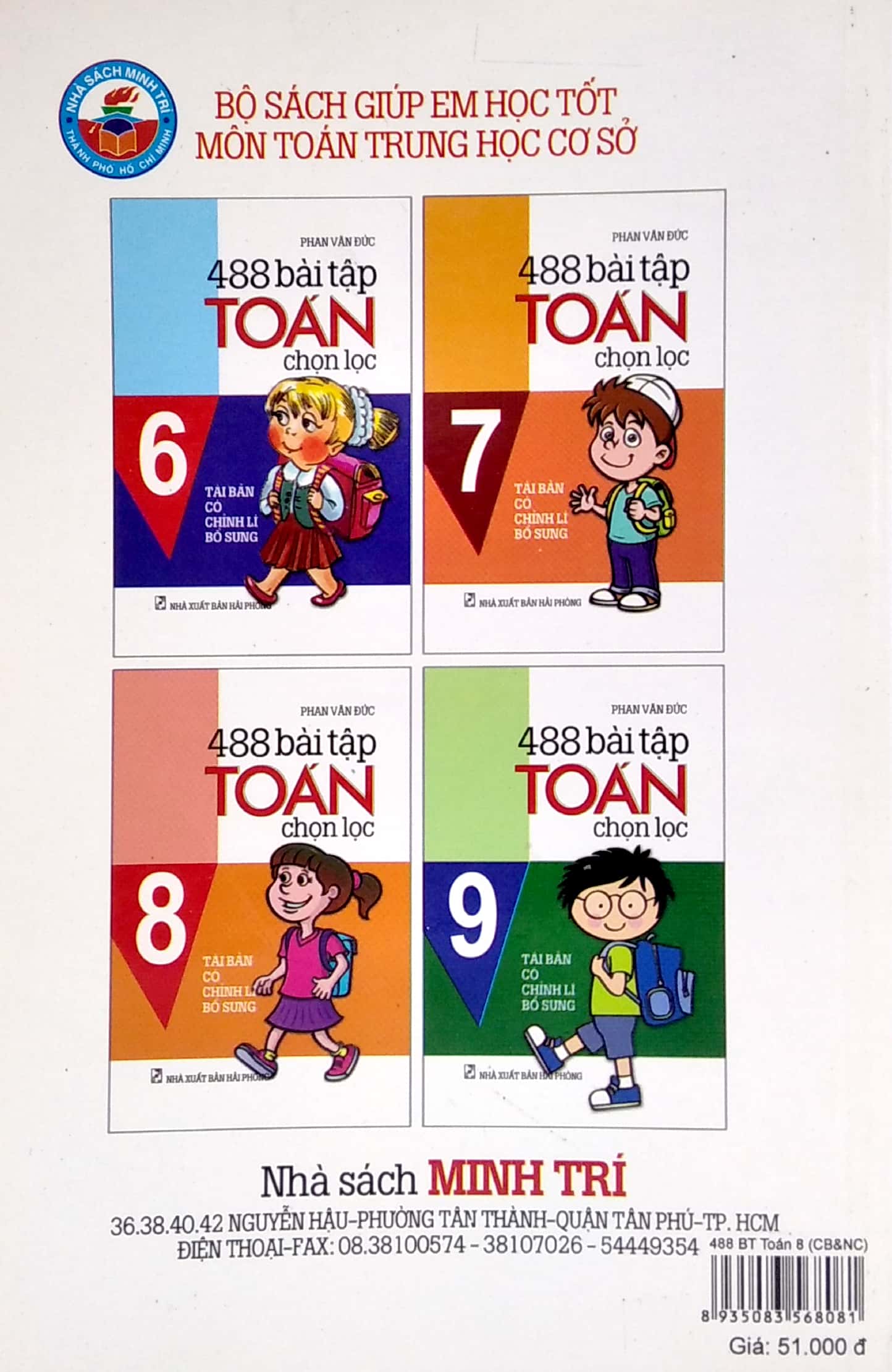 488 bài tập toán chọn lọc 8 - tái bản có chỉnh lí bổ sung