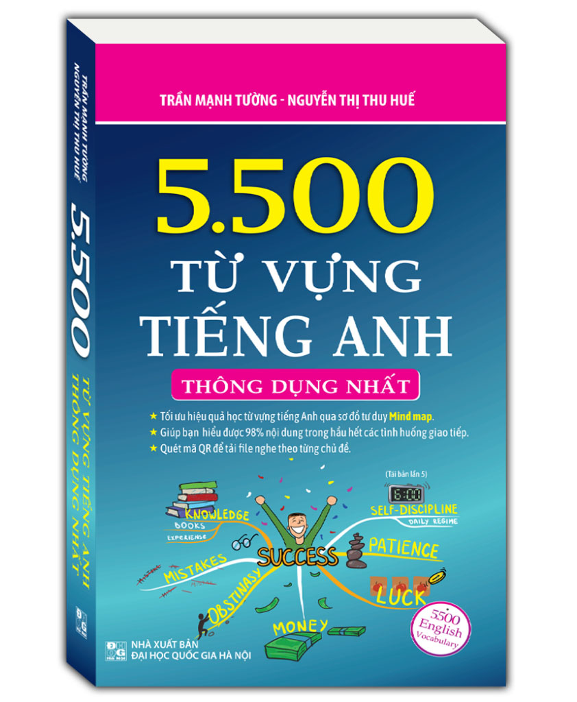 5.500 từ vựng tiếng anh thông dụng nhất (tái bản 2024)