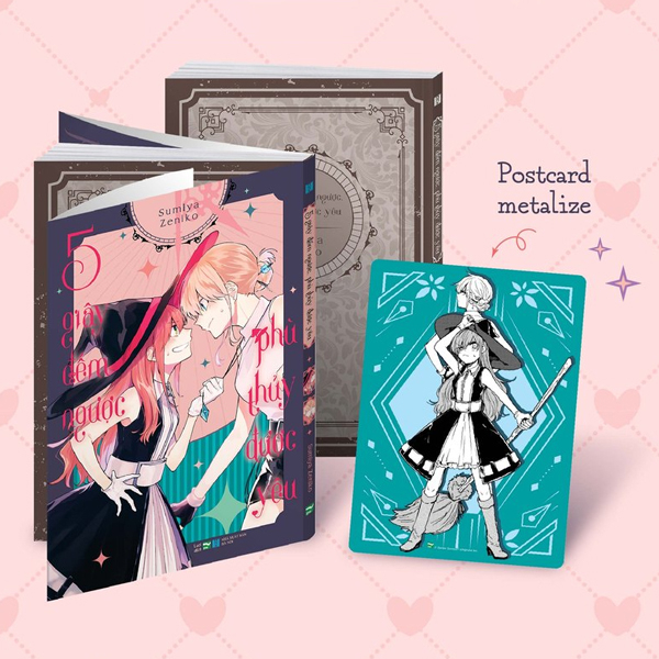 5 Giay Dem Nguoc - Phu Thuy Duoc Yeu - Ban Dac Biet - Tang Kem Postcard Metalize