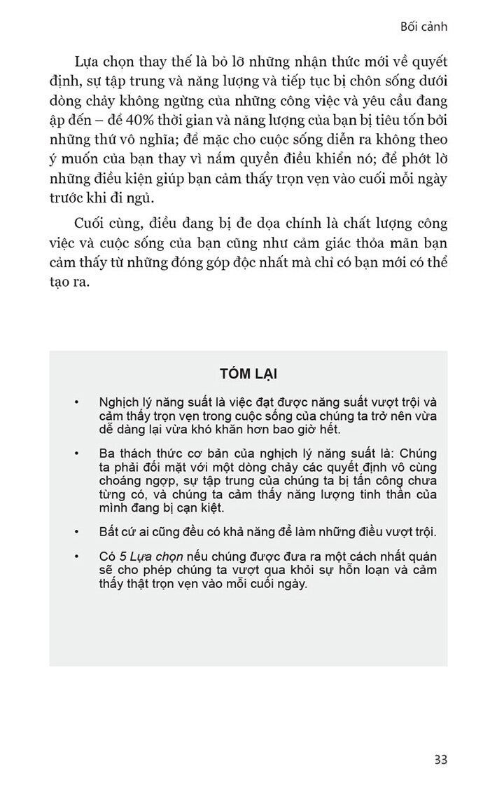 5 lựa chọn cho năng suất vượt trội