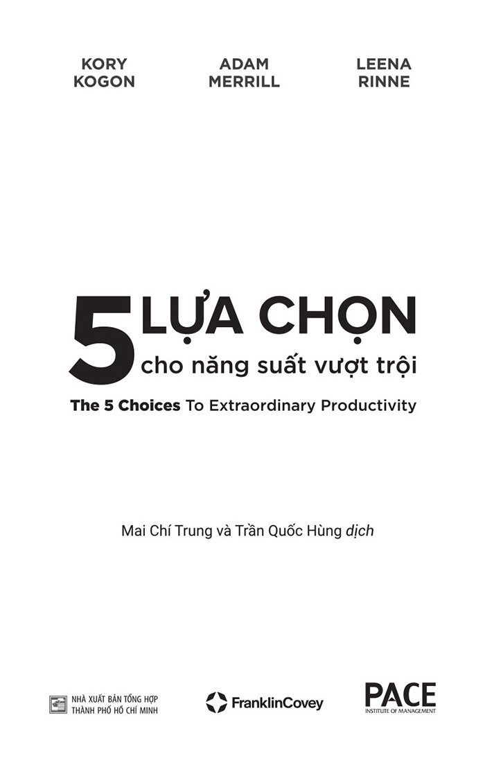 5 lựa chọn cho năng suất vượt trội