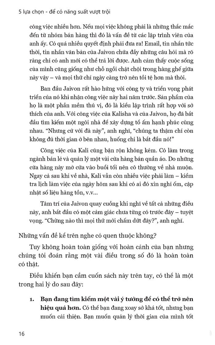 5 lựa chọn cho năng suất vượt trội