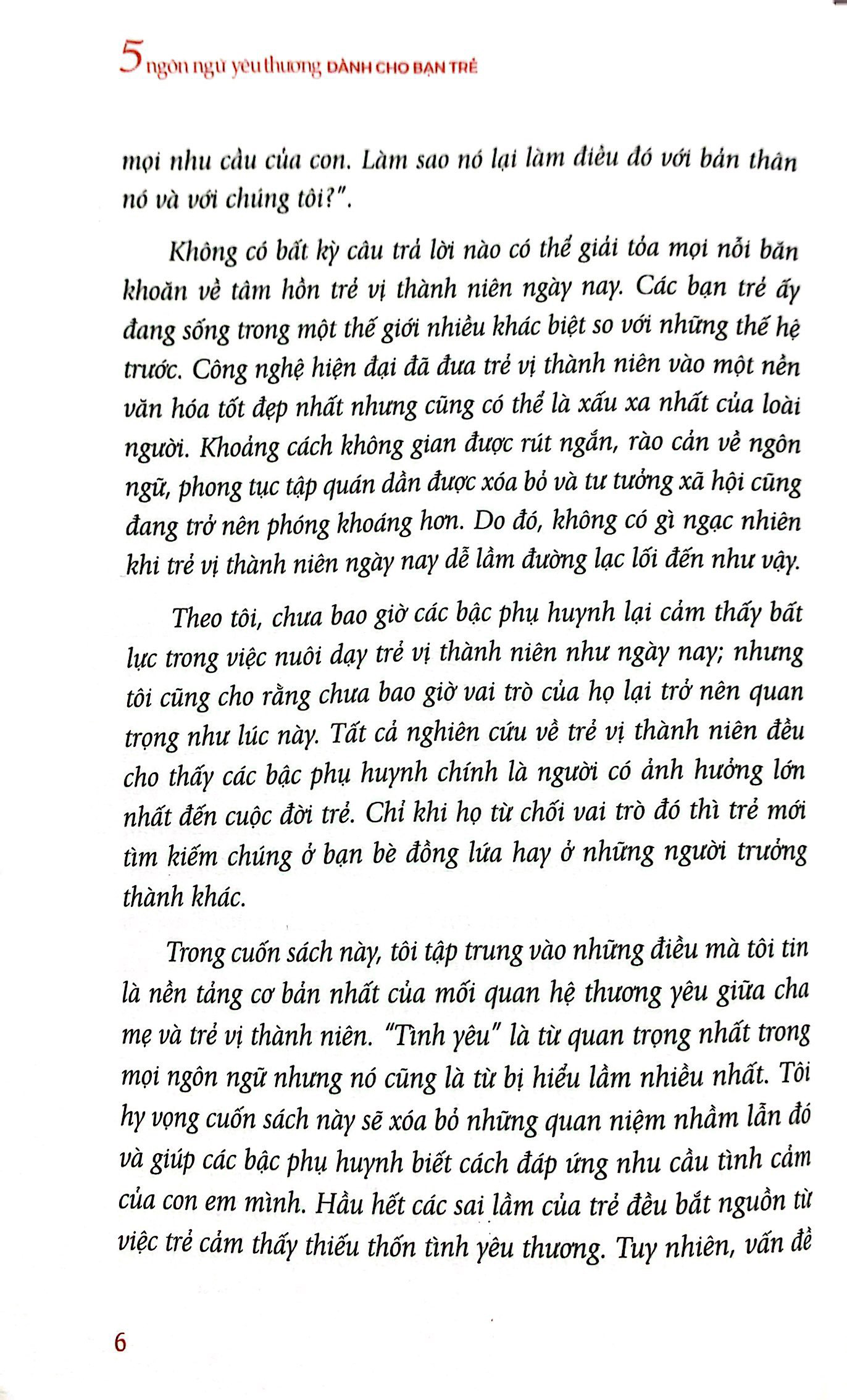 5 ngôn ngữ yêu thương dành cho bạn trẻ - the five love languages of teenagers