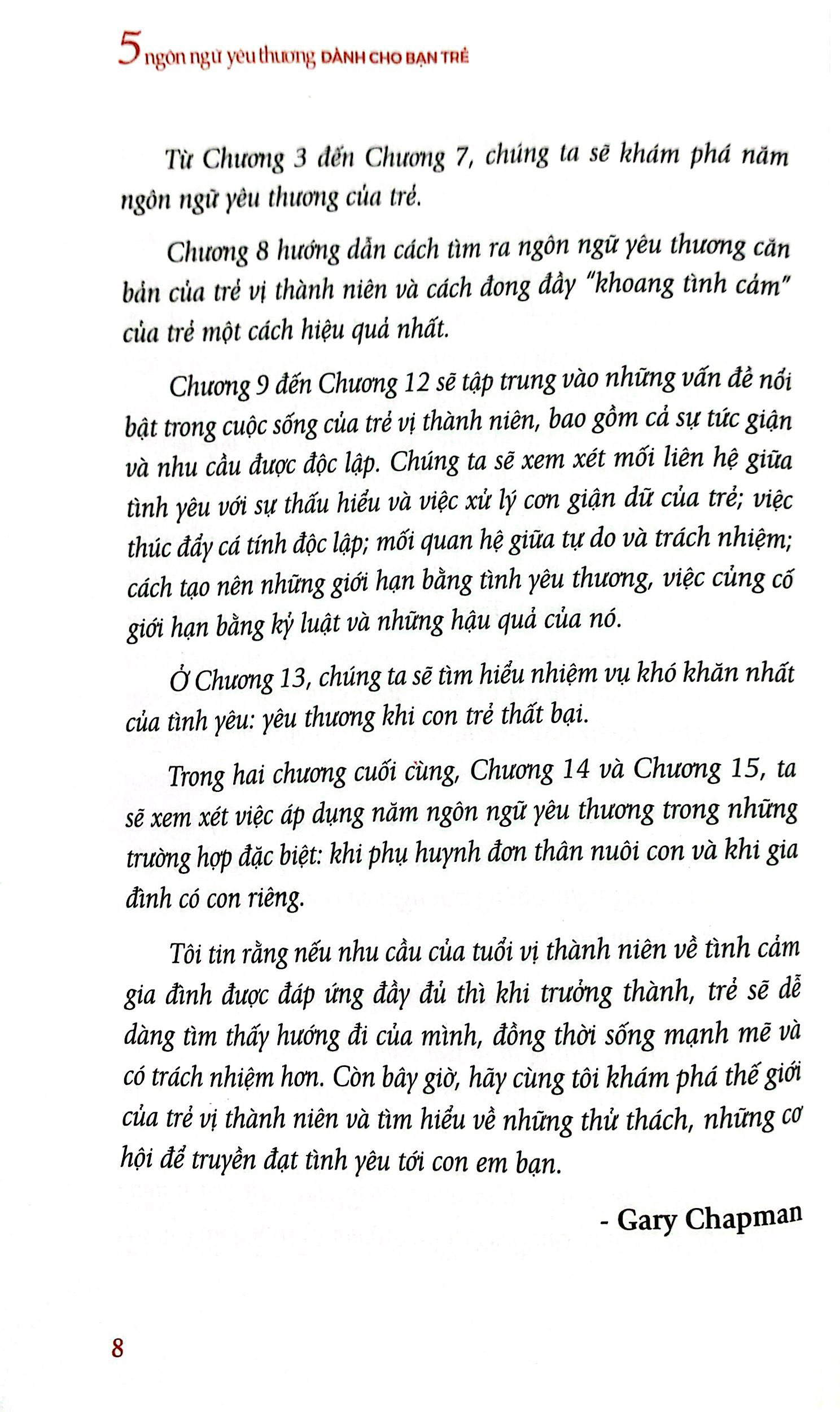 5 ngôn ngữ yêu thương dành cho bạn trẻ - the five love languages of teenagers