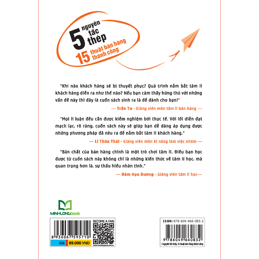 5 nguyên tắc thép, 15 thuật bán hàng thành công