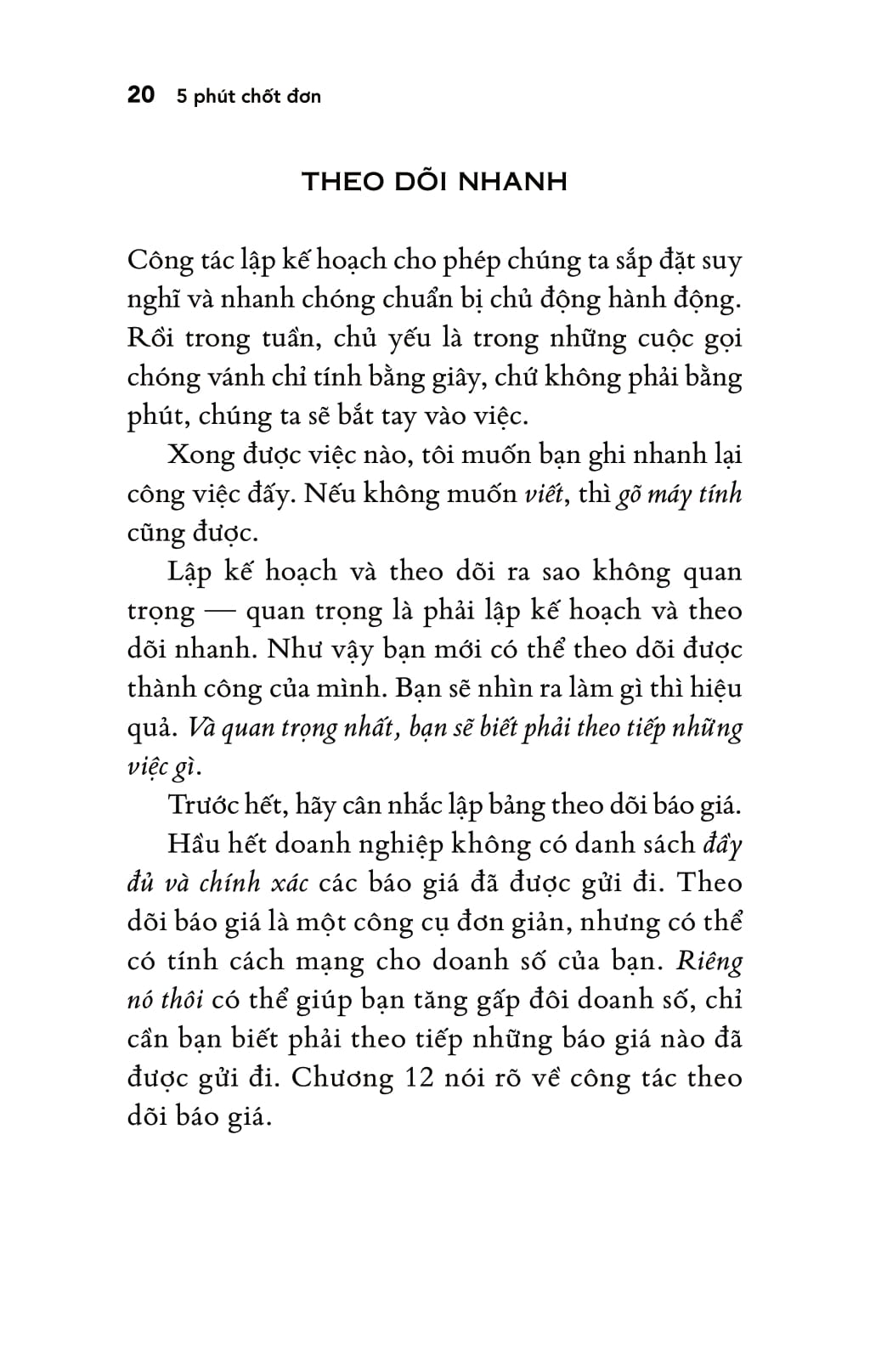 5 phút chốt đơn - 5-minute selling