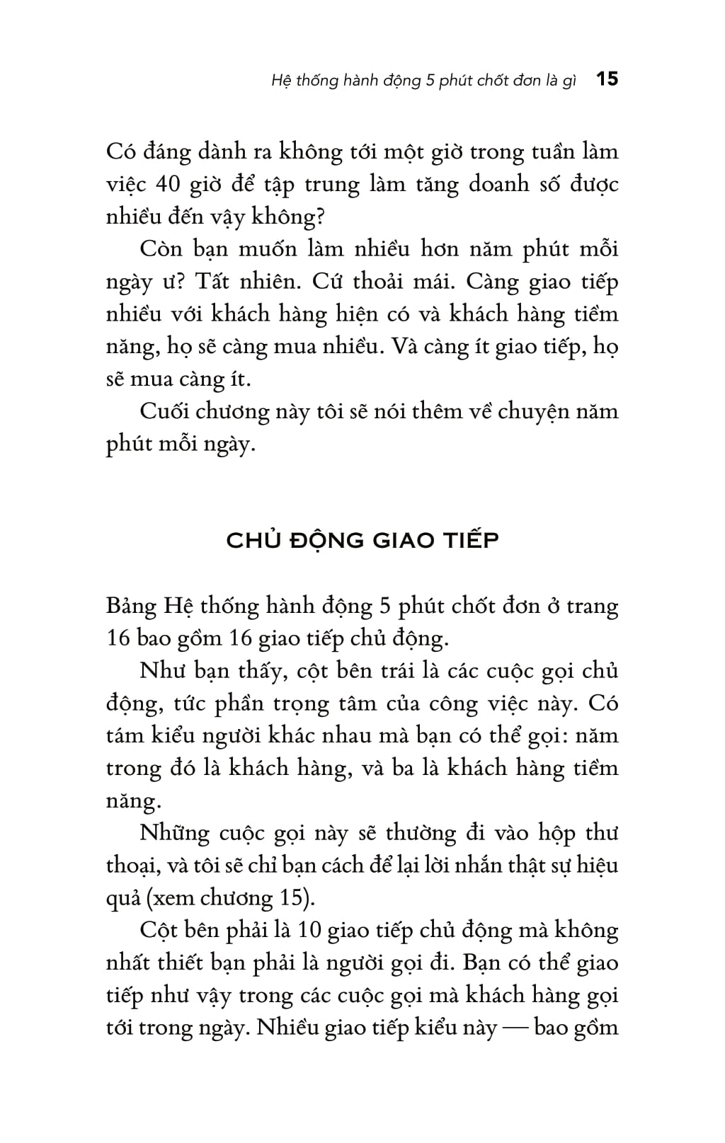 5 phút chốt đơn - 5-minute selling