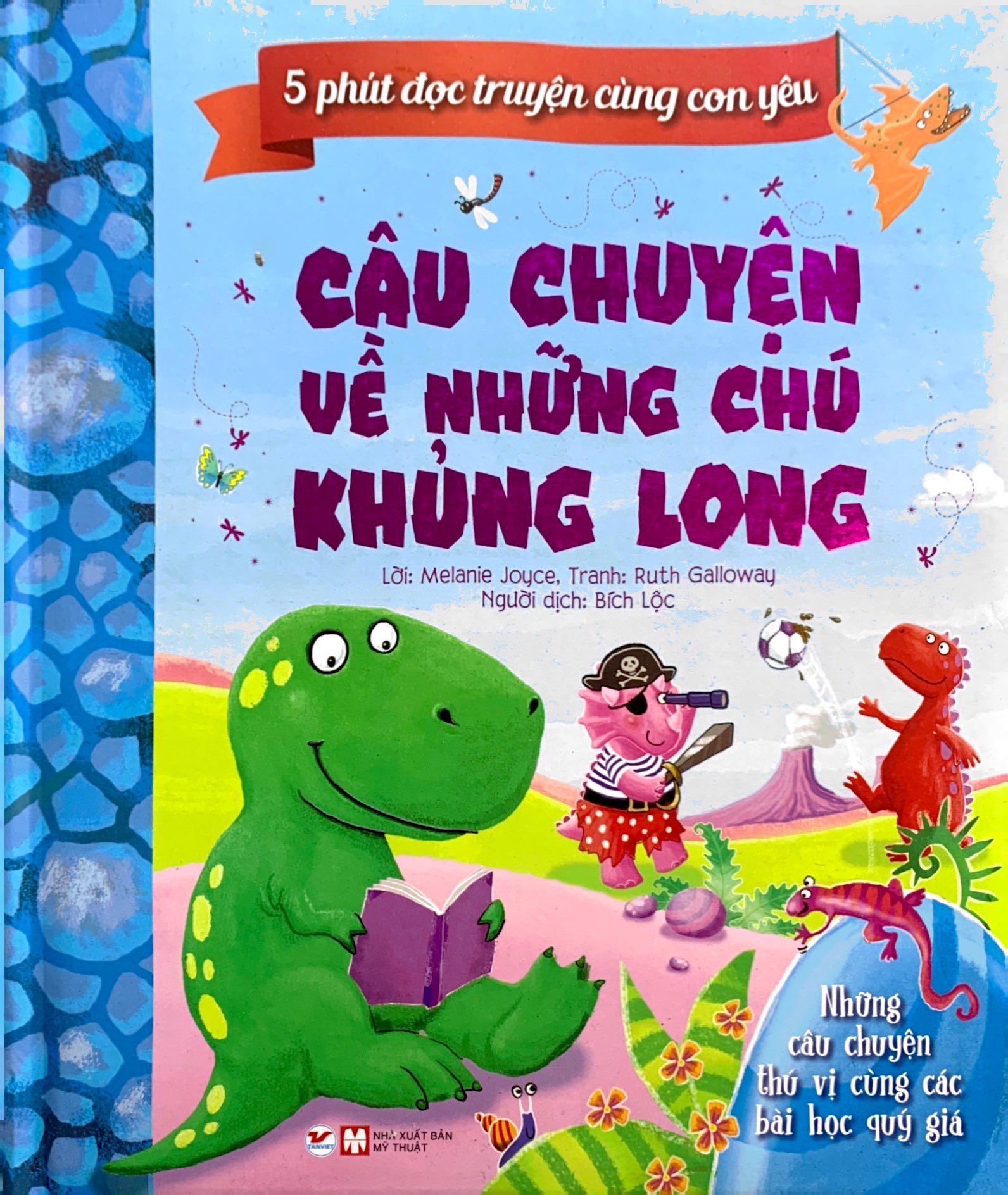 5 phút đọc truyện cùng con yêu - câu chuyện về những chú khủng long