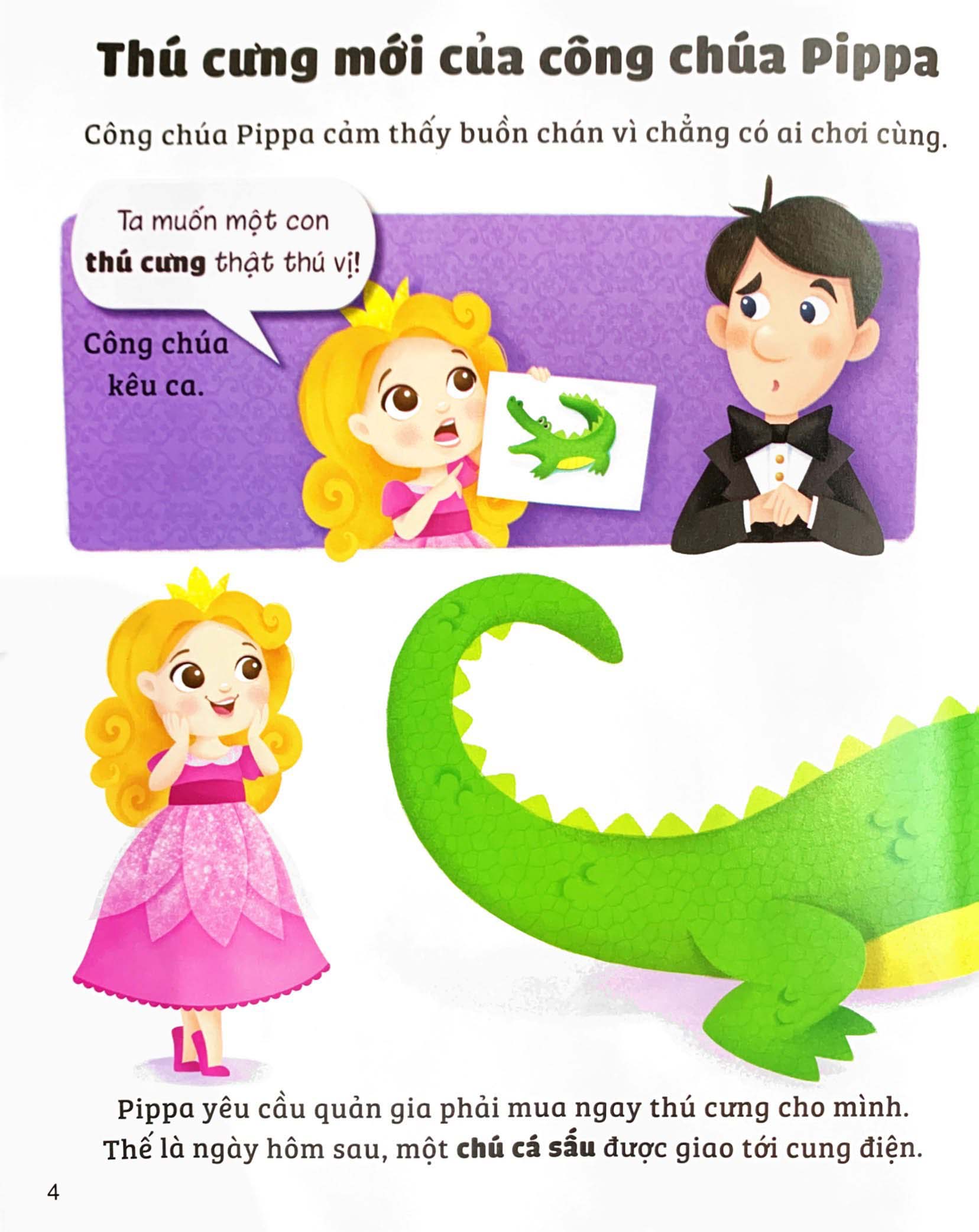 5 phút đọc truyện cùng con yêu - câu chuyện về những nàng công chúa