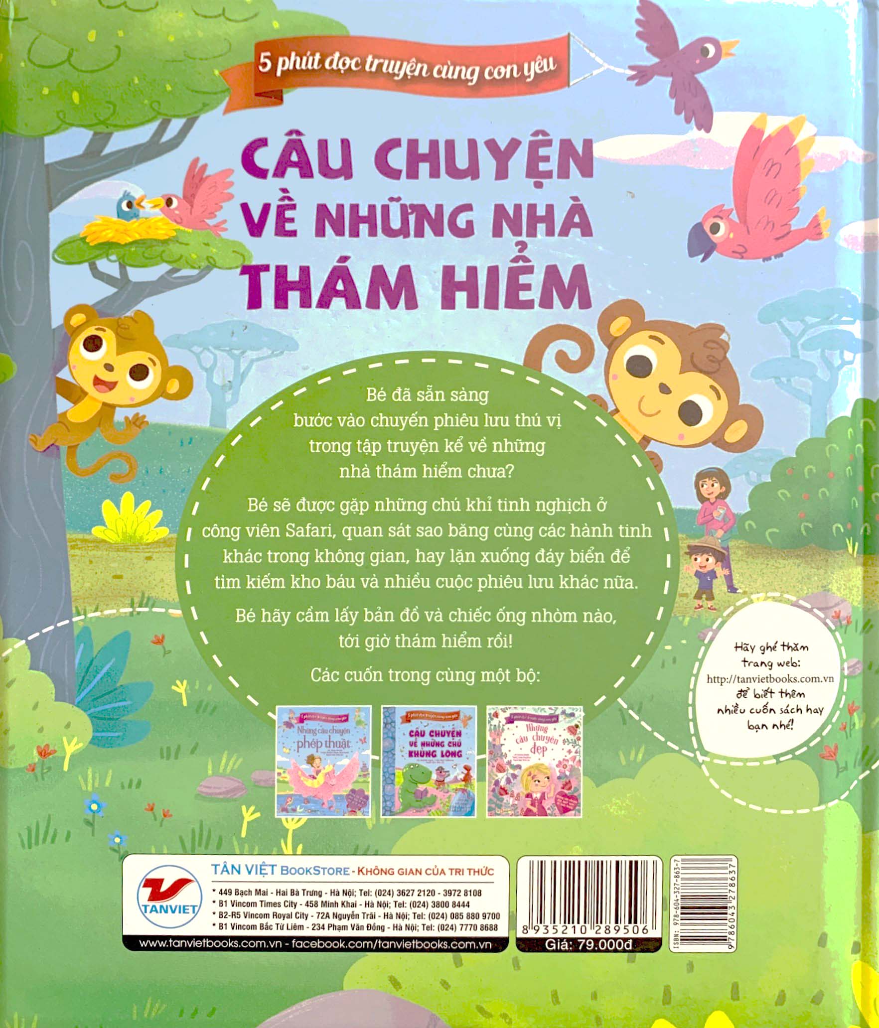 5 phút đọc truyện cùng con yêu - câu chuyện về những nhà thám hiểm