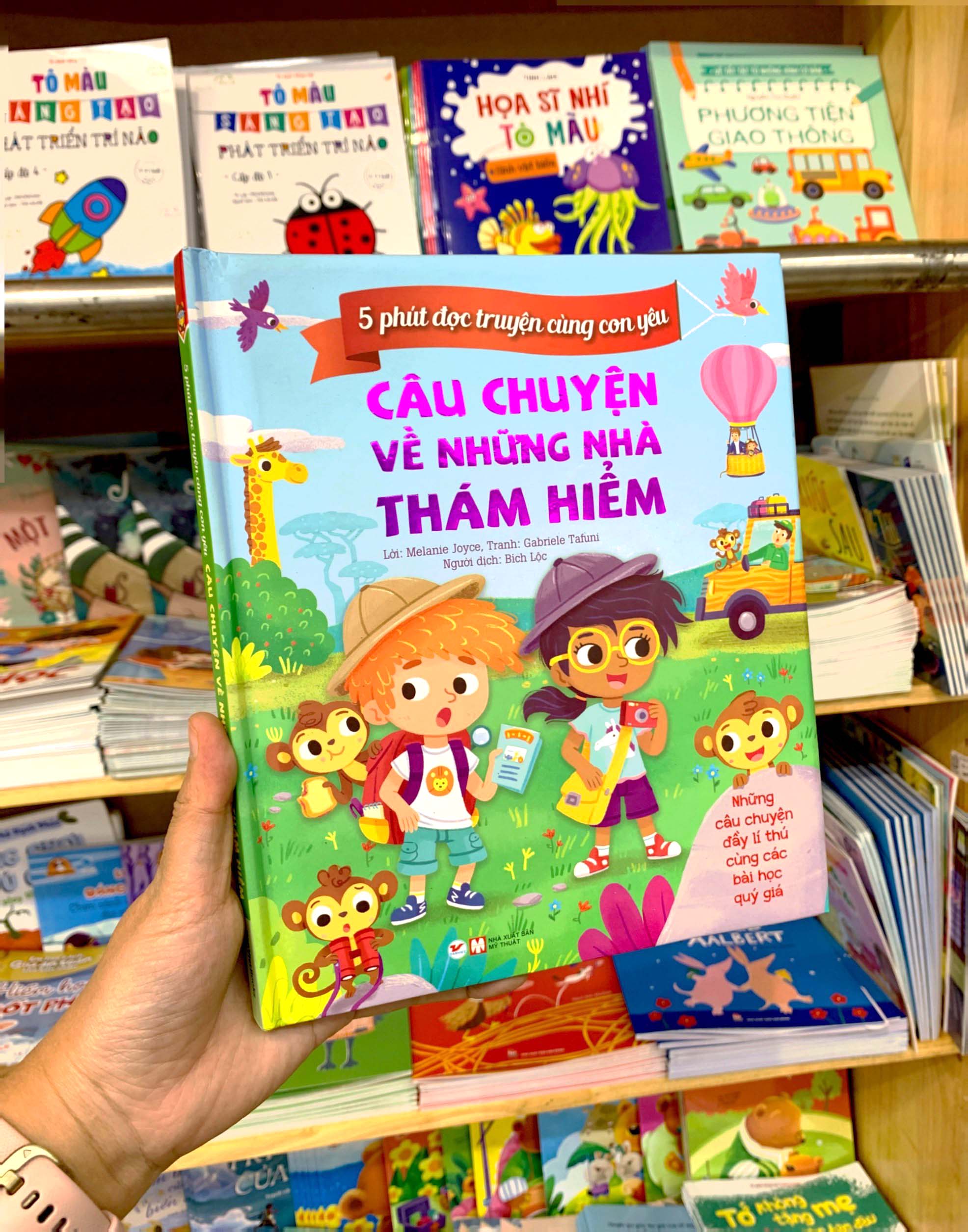 5 phút đọc truyện cùng con yêu - câu chuyện về những nhà thám hiểm