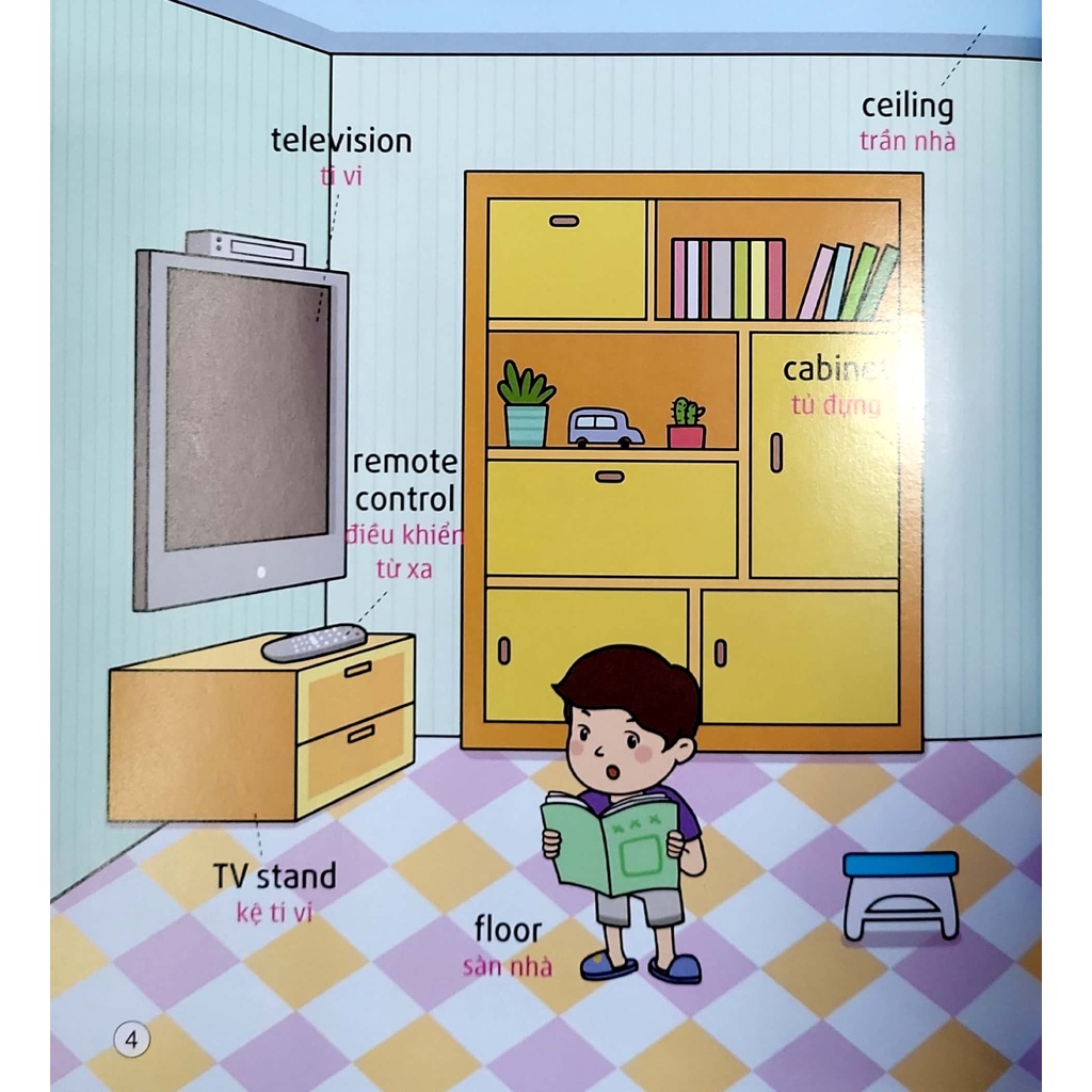 5 phút mỗi ngày - bộ sách tiếng anh đầu tiên cha mẹ dạy bé - cuộc sống thường ngày (tái bản)