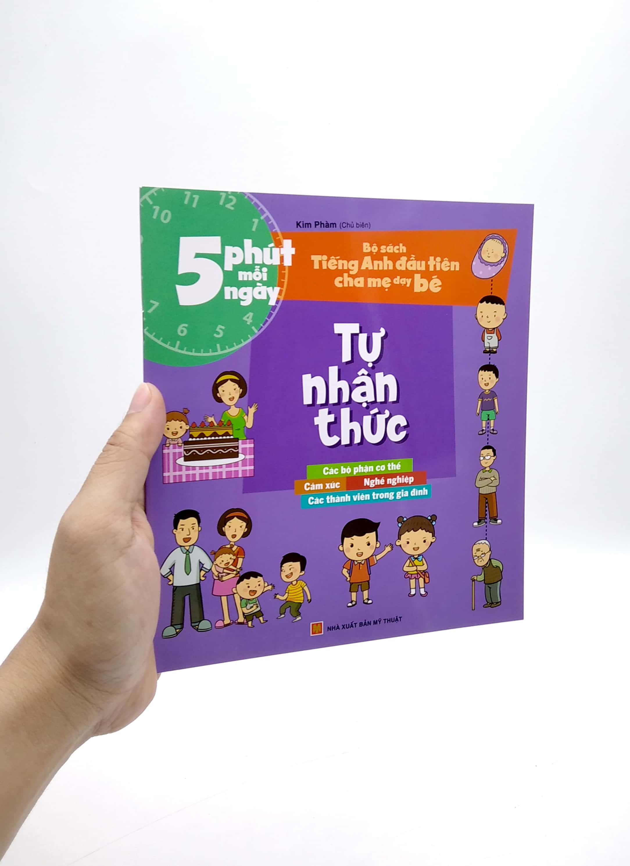 5 phút mỗi ngày - bộ sách tiếng anh đầu tiên cha mẹ dạy bé - tự nhận thức (tái bản 2022)