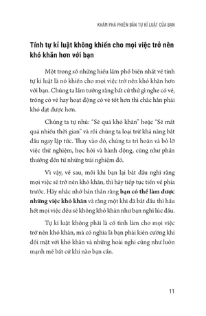 5 phút rèn luyện tính tự kỉ luật