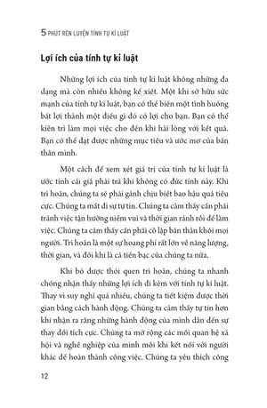 5 phút rèn luyện tính tự kỉ luật
