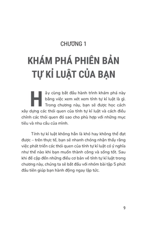5 phút rèn luyện tính tự kỉ luật