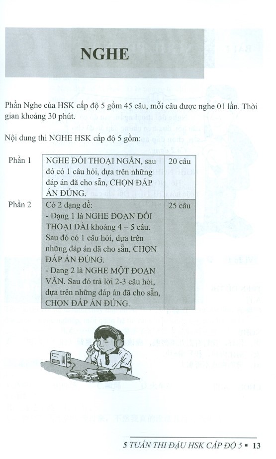 5 tuần thi đậu hsk 5 - cấp độ 5