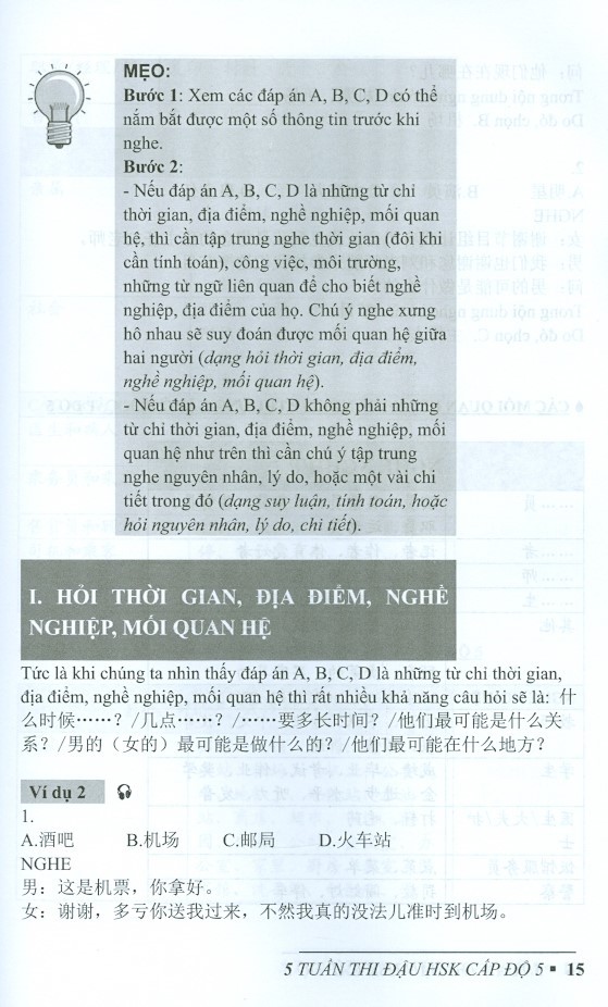 5 tuần thi đậu hsk 5 - cấp độ 5